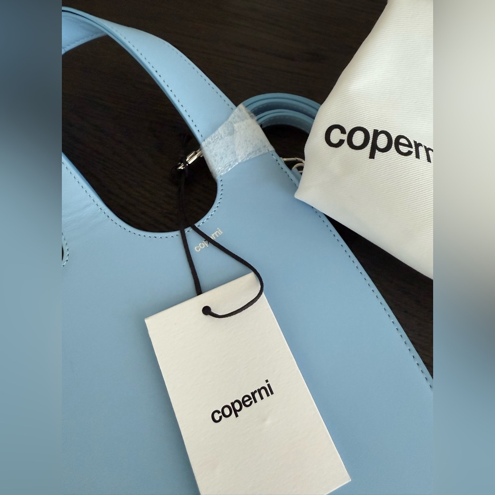 COPERNI Heart-Shaped Blue Crossbody Bag, NWT - Picture 3 of 17
